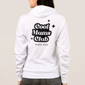Modern Cool moeders club Retro  Groovy Hoodie (Achterkant)