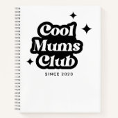 Modern Cool moeders club Retro  Groovy Notitieboek (Voorkant)
