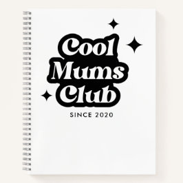 Modern Cool moeders club Retro  Groovy Notitieboek