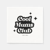 Modern Cool moeders club Retro  Groovy Servet (Voorkant)
