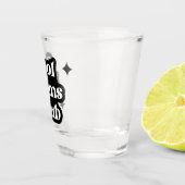 Modern Cool moeders club Retro  Groovy Shot Glas (Rechts)
