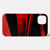 Modern, cool motief concept in rood en zwart Case-Mate iPhone case (Achterkant (horizontaal))