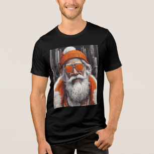 Modern Cool Santa Claus T-shirt Hoodie