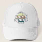 Modern Cool Simple Colorful Family Vacation Trucker Pet (Voorkant)