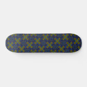 Modern Cool & Trendy Dot Art Skateboard (Horizontaal)