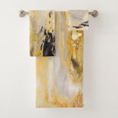 Modern Cool Trendy Marble Stone Pattern Bad Handdoek (Insitu)