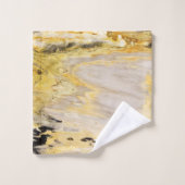 Modern Cool Trendy Marble Stone Pattern Bad Handdoek (Wasdoekje)