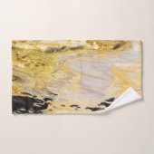 Modern Cool Trendy Marble Stone Pattern Bad Handdoek (Handdoek)