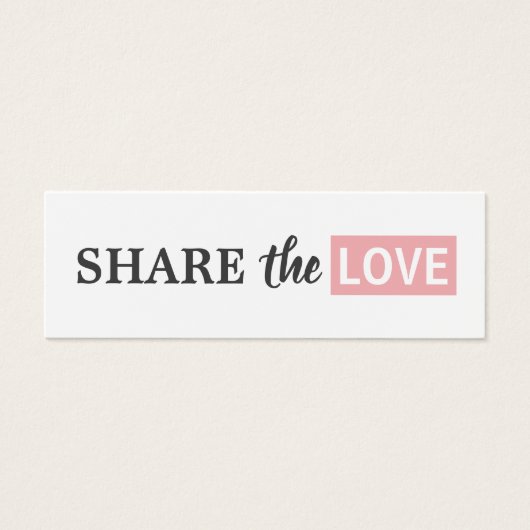 Modern Cool White Rose Beauty Salon Referral Mini Visitekaartjes (Voorkant)