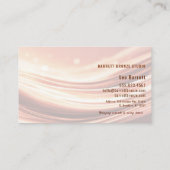 Modern Copper Fabric Design Professional 名刺 Visitekaartje (Achterkant)