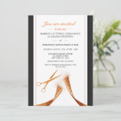 Modern Copper Restaurant Grand Opening Kaart (Staand voorkant)