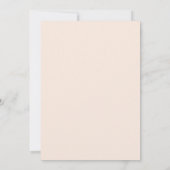 Modern Coquette Pink Bow Bridal Shower Kaart (Achterkant)