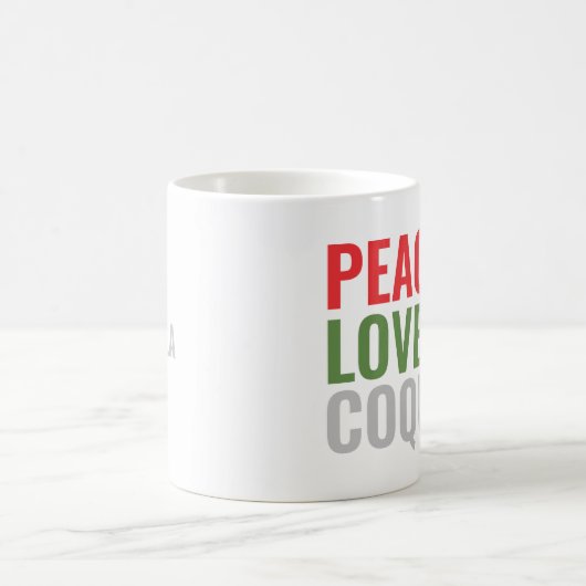 Modern Coquito Kerstmis Koffiemok (Center)