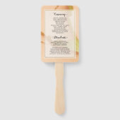 Modern Coral Abstract 💡 Inky Oil Wedding Handwaaier (Achterkant)