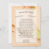 Modern Coral Abstract 💡 Inky Oil Wedding Kaart (Voorkant)