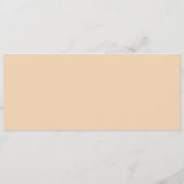 Modern Coral Abstract 💡 Inky Oil Wedding Menu (Achterkant)