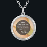 Modern Coral Abstract 💡 Inky Oil Wedding Zilver Vergulden Ketting<br><div class="desc">Modern Coral Abstract 💡 Inky Oil Wedding – Chic & Vibrant 🥂 💌 Vier de liefde met een stijlvolle Inky Oil ! Deze moderne koraal abstract is ideaal voor een bruiloft, met een trendy koraal tint met abstracte details voor een frisse, eigentijdse uitstraling. Of u nu een casual tuinbijeenkomst organiseert,...</div>