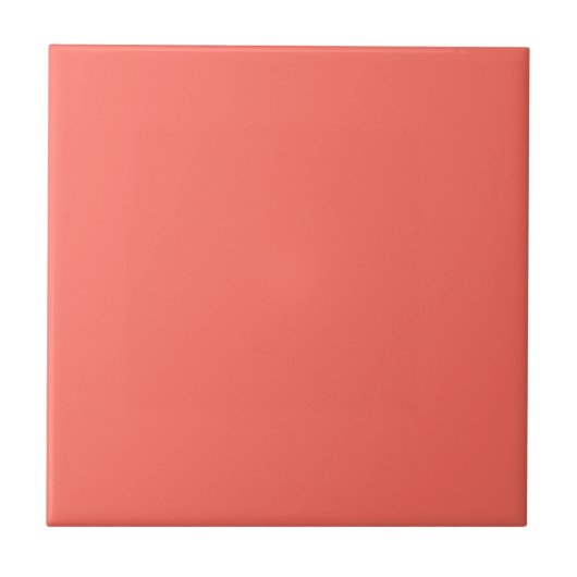 Modern Coral roze Kantoor Home Decor Winter Tegeltje (Voorkant)