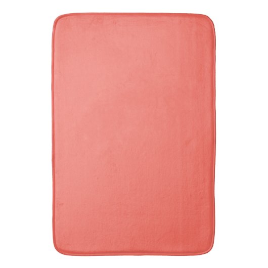 Modern Coral roze Plain Solid Kleur Badmat (Voorkant Verticaal)