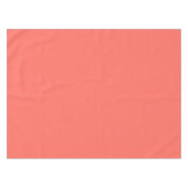 Modern Coral roze Plain Solid Kleur Tafelkleed (Voorkant (Horizontaal))