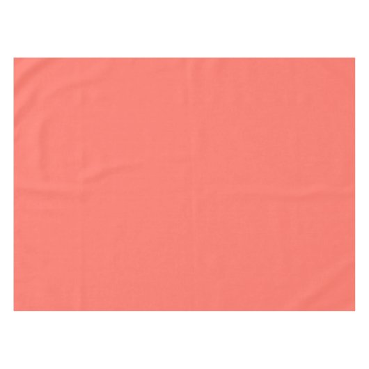 Modern Coral roze Plain Solid Kleur Tafelkleed (Voorkant (Horizontaal))