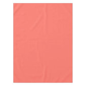 Modern Coral roze Plain Solid Kleur Tafelkleed (Voorkant)