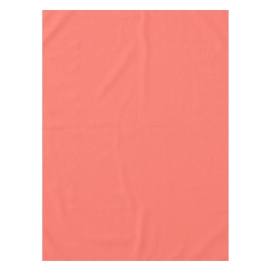 Modern Coral roze Plain Solid Kleur Tafelkleed (Voorkant)