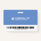 Modern Corporate Business Personeel ID Badge (Achterkant)
