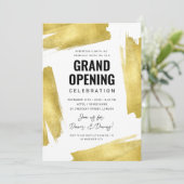 Modern Corporate Grand Opening Gold Kaart (Staand voorkant)