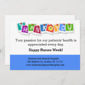 Modern Corporate Happy Nurses Week Feestdagenkaart (Voorkant / Achterkant)