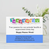 Modern Corporate Happy Nurses Week Feestdagenkaart (Staand voorkant)