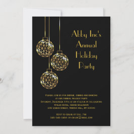 Modern Corporate Holiday Party Invitation Kaart