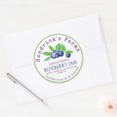 Modern Corporate "Homemade Jam" Aangepast Ronde Sticker (Envelop)