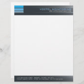 Modern Corporate Letterhead Briefhoofd Ontwerp (Voorkant / Achterkant)