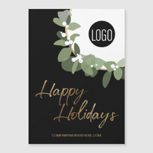 Modern Corporate Logo Prettige feestdagen vertical