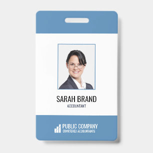 Modern Corporate Staff Medewerker Business ID-badg Badge