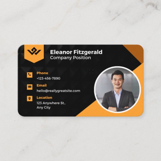 Modern Corporate Visitekaartje (Voorkant)