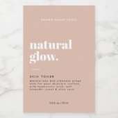 Modern Cosmetisch flesetiket Voedselcontainer Etiket (Enkel label)