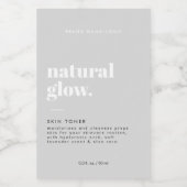 Modern Cosmetisch flesetiket Voedselcontainer Etiket (Enkel label)