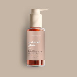 Modern Cosmetisch flesetiket Voedselcontainer Etiket