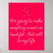 Modern Cosmetology Salon Poster (Voorkant)