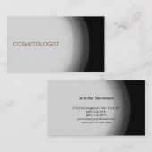 Modern Cosmetoloog Professional Visitekaartje (Voorkant / Achterkant)