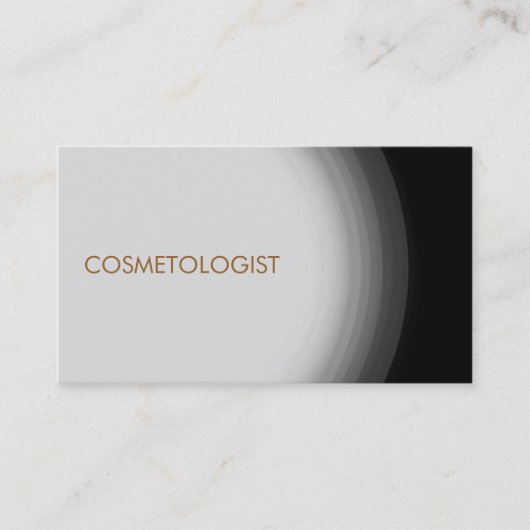 Modern Cosmetoloog Professional Visitekaartje (Voorkant)