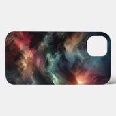 Modern Cosmic Nebula Phone Case  Abstract Ethereal (Achterkant (horizontaal))