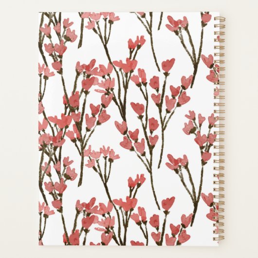 Modern Country Floral  Planner (Achterkant)