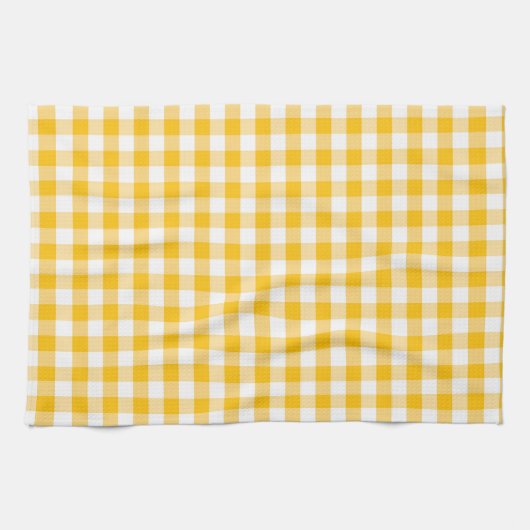 Modern country Gingham Check Pattern Theedoek (Horizontaal)