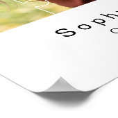 Modern Couple Wedding Photo | Foto-Poster Puzzle Poster (Hoek)