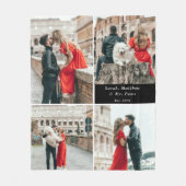 Modern Couples 4 Fotocollage Fleece Deken (Voorkant)