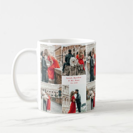 Modern Couples 4 Fotocollage Koffiemok (Links)