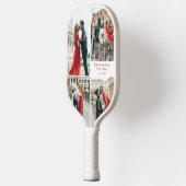 Modern Couples 4 Fotocollage Pickleball Paddle (Links)